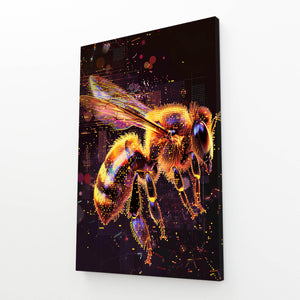 Cyber Glow Bee Art | MusaArtGallery™