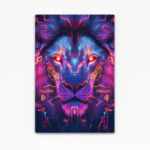 Cyber Lion Wall Art | MusaArtGallery™