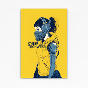 Cyber Masked Hero Cyberpunk Art | MusaArtGallery™