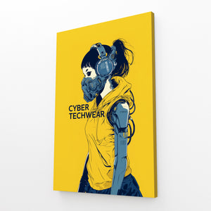 Cyber Masked Hero Cyberpunk Art | MusaArtGallery™