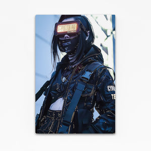 Cyber Neon Visor Cyberpunk Art | MusaArtGallery™