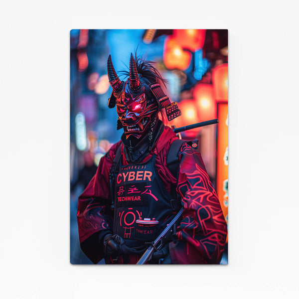 Cyber Oni Cyberpunk Art | MusaArtGallery™