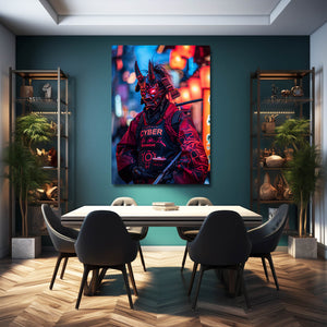 Cyber Oni Cyberpunk Art | MusaArtGallery™