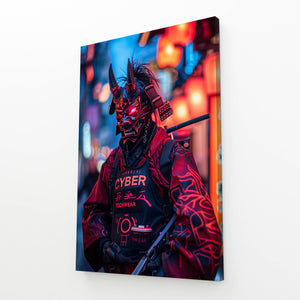 Cyber Oni Cyberpunk Art | MusaArtGallery™