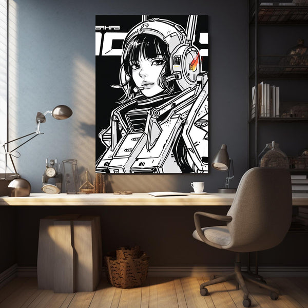 Cyber Pilot Cyberpunk Art | MusaArtGallery™