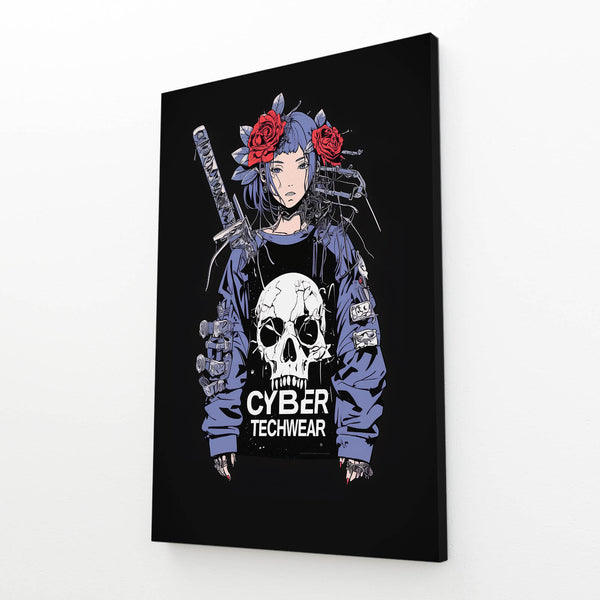 Cyber Rose Cyberpunk Art | MusaArtGallery™