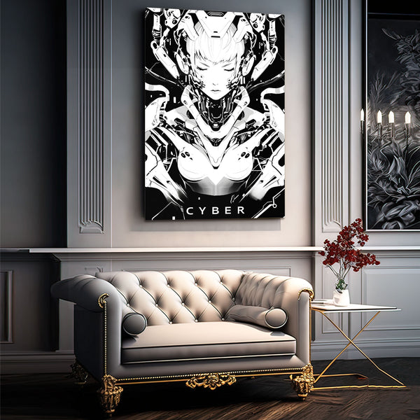 Cyber Serenity Cyberpunk Art | MusaArtGallery™