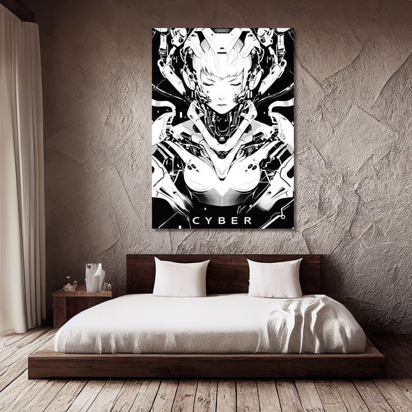 Cyber Serenity Cyberpunk Art | MusaArtGallery™