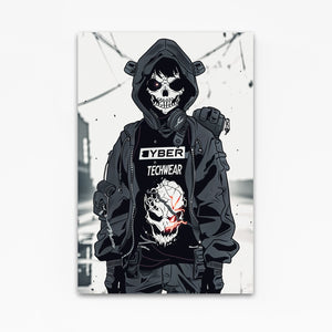 Cyber Skull Techwear Cyberpunk Art | MusaArtGallery™