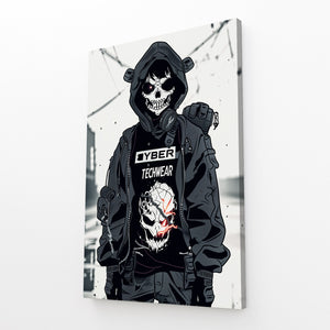 Cyber Skull Techwear Cyberpunk Art | MusaArtGallery™