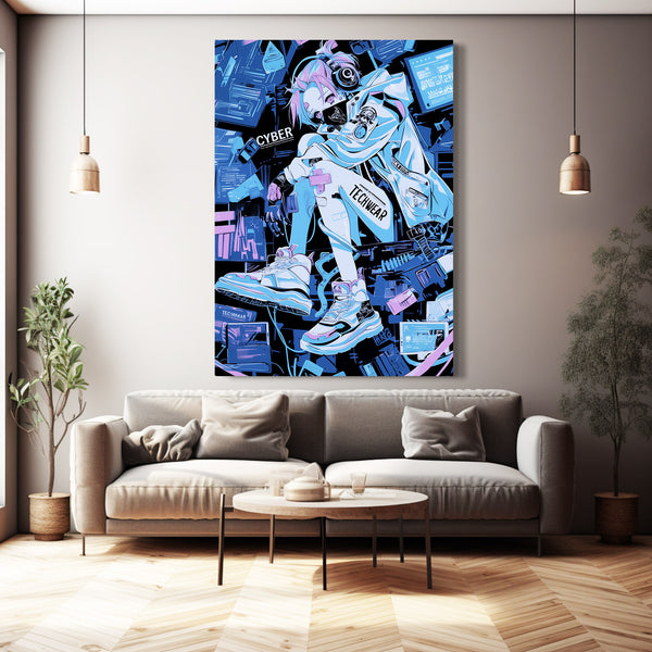 Cyber Streetwear Cyberpunk Art | MusaArtGallery™