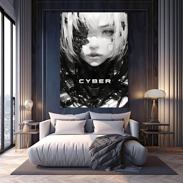 Cyber Visage Cyberpunk Art | MusaArtGallery™