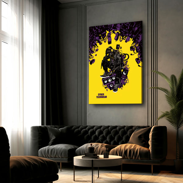 Cyberpunk Art Audio Warrior | MusaArtGallery™