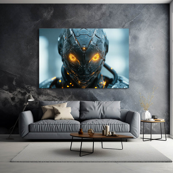 Cyberpunk Art Dark Sentinel | MusaArtGallery™