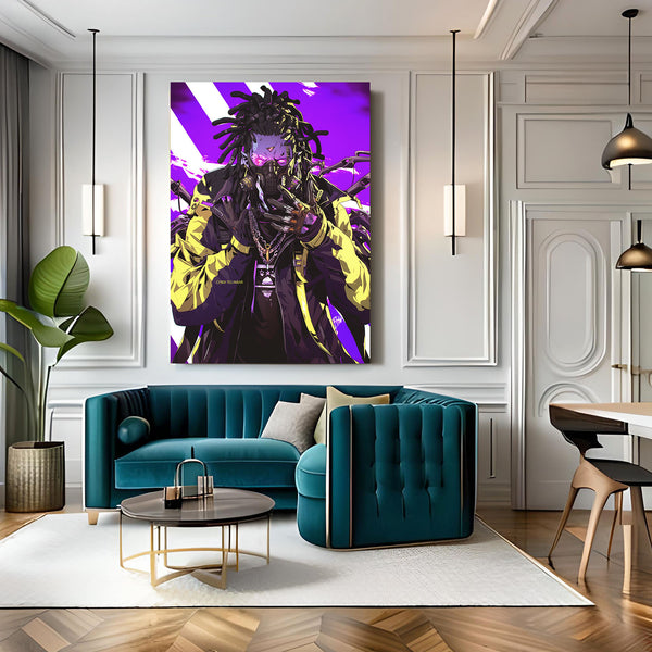 Cyberpunk Art Dreadlock Enigma | MusaArtGallery™