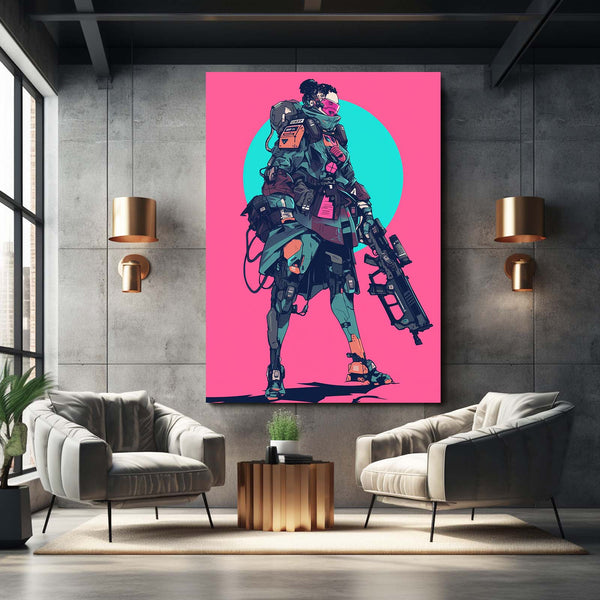 Cyberpunk Art Enforcer | MusaArtGallery™