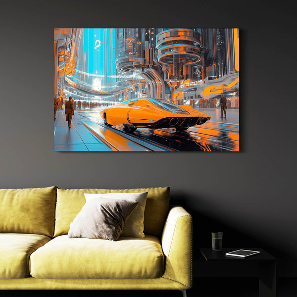 Cyberpunk Art Futuristic City | MusaArtGallery™