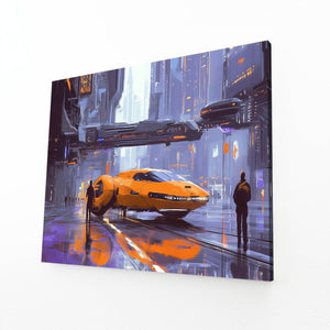 Cyberpunk Art Futuristic Ride | MusaArtGallery™