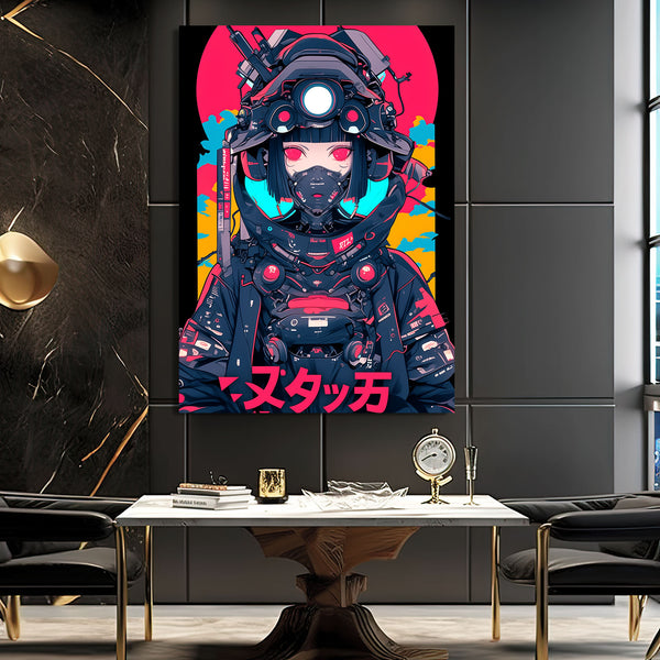 Cyberpunk Art Mecha Warrior | MusaArtGallery™