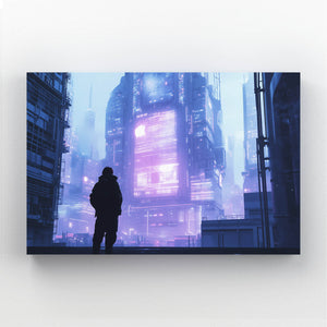 Cyberpunk Art Neon Cityscape | MusaArtGallery™