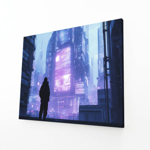 Cyberpunk Art Neon Cityscape | MusaArtGallery™