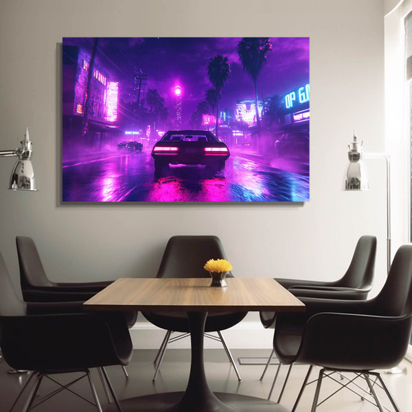 Cyberpunk Art Neon Drive | MusaArtGallery™