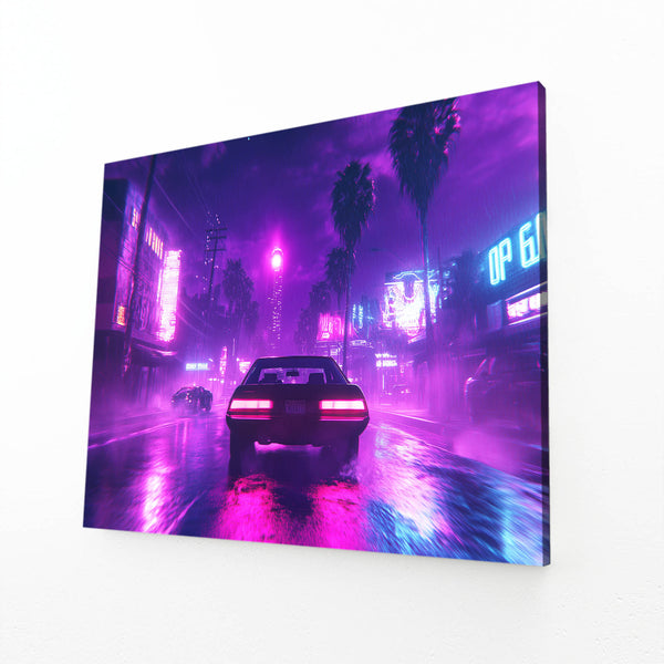 Cyberpunk Art Neon Drive | MusaArtGallery™