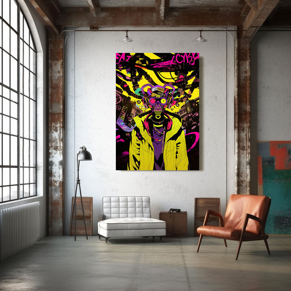 Cyberpunk Art Neon Explorer | MusaArtGallery™