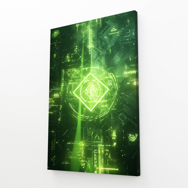 Cyberpunk Art Neon Matrix | MusaArtGallery™