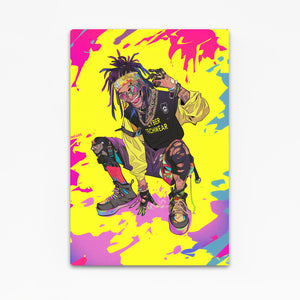 Cyberpunk Art Neon Rebel | MusaArtGallery™