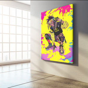 Cyberpunk Art Neon Rebel | MusaArtGallery™