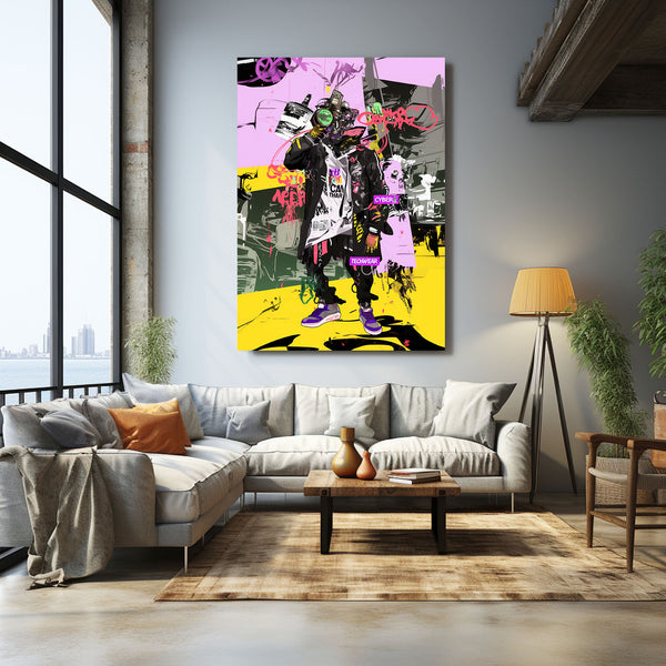 Cyberpunk Art Neon Rebellion | MusaArtGallery™