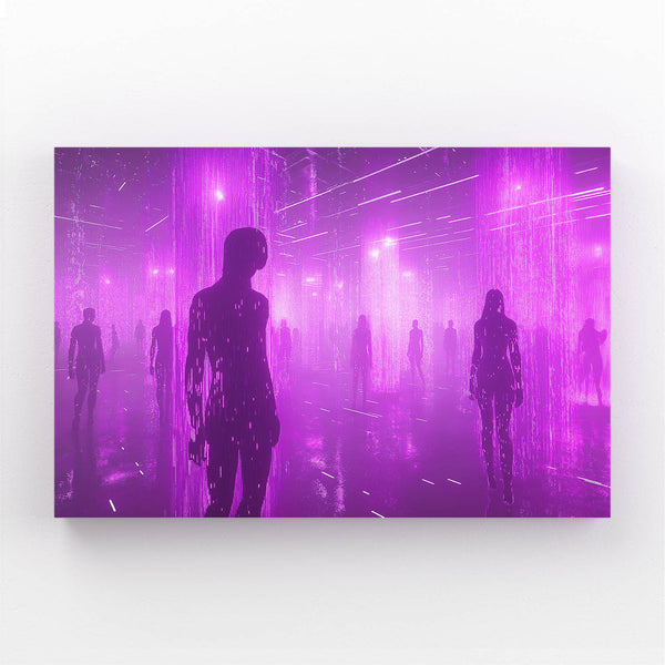 Cyberpunk Art Neon Silhouettes | MusaArtGallery™