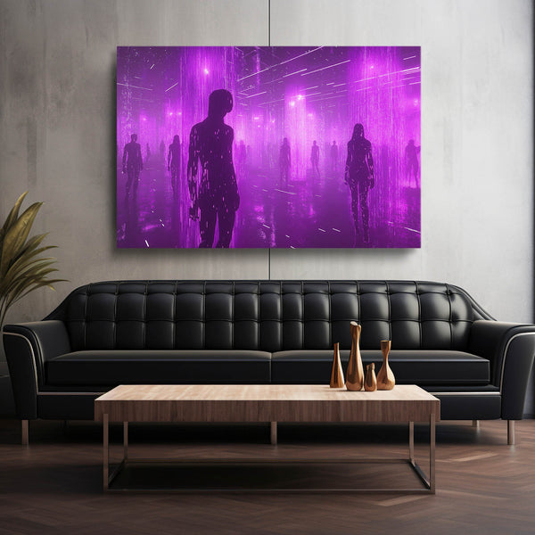 Cyberpunk Art Neon Silhouettes | MusaArtGallery™