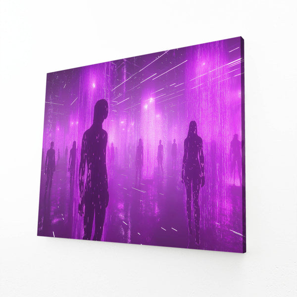 Cyberpunk Art Neon Silhouettes | MusaArtGallery™