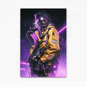 Cyberpunk Art Neon Soldier | MusaArtGallery™