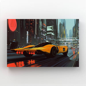 Cyberpunk Art Night Racer | MusaArtGallery™