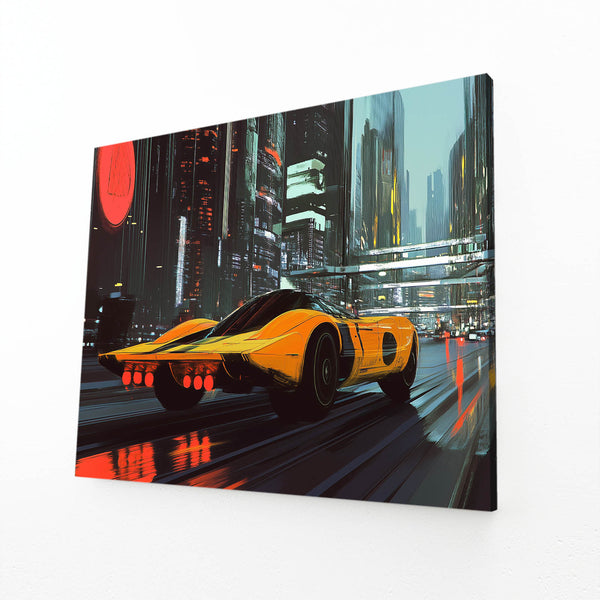 Cyberpunk Art Night Racer | MusaArtGallery™