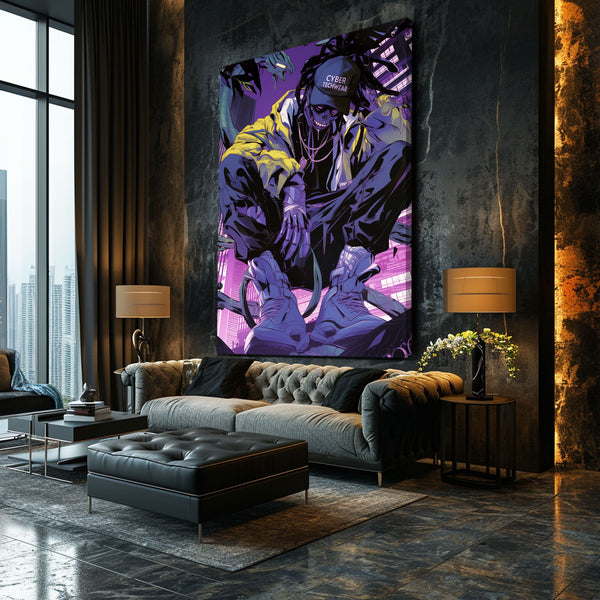 Cyberpunk Art Shadow Warrior | MusaArtGallery™