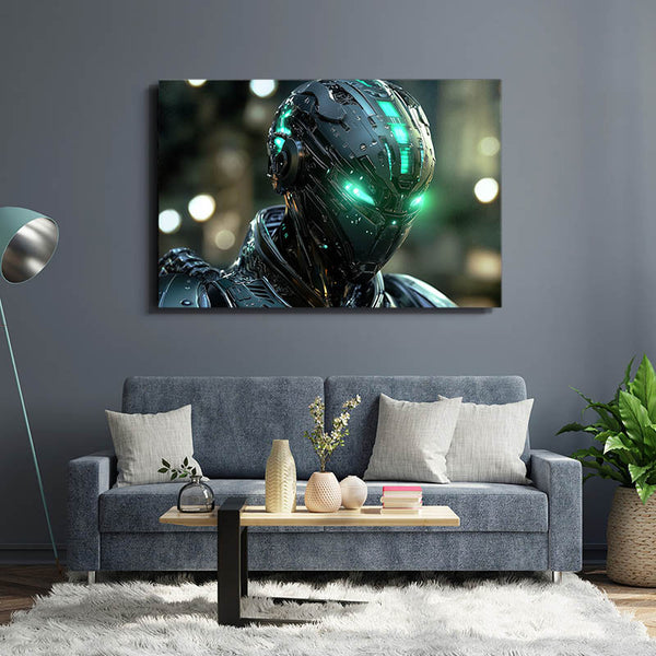 Cyberpunk Art Steel Sentinel | MusaArtGallery™