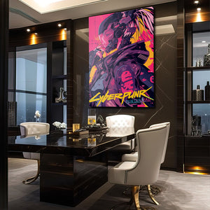 Cyberpunk Art Synthwave Sentinel | MusaArtGallery™