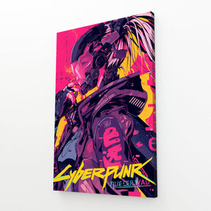 Cyberpunk Art Synthwave Sentinel | MusaArtGallery™