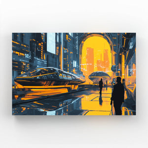 Cyberpunk Art Urban Transit | MusaArtGallery™