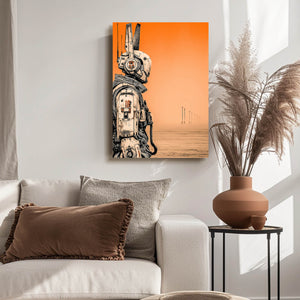 Cyberpunk Bunny Rabbit Wall Art