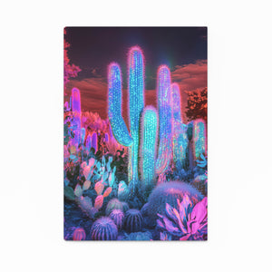 Cyberpunk Cactus Art