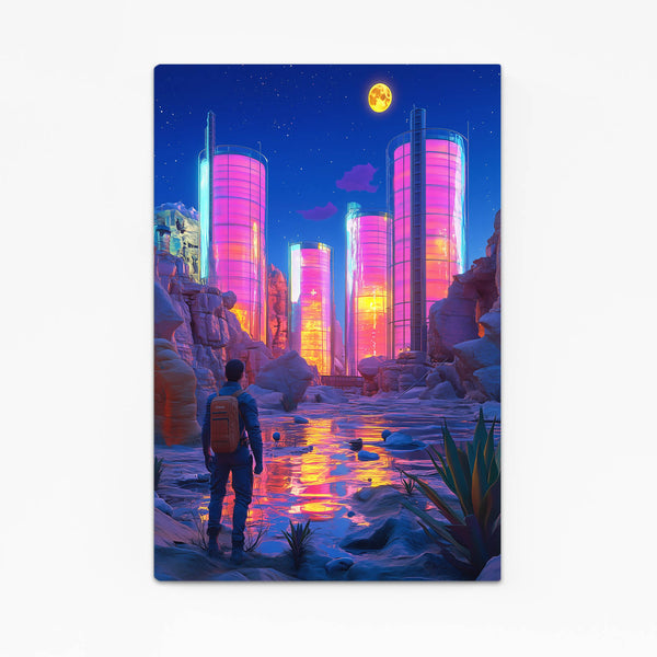 Cyberpunk Cityscape Art | MusaArtGallery™