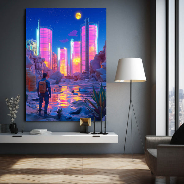 Cyberpunk Cityscape Art | MusaArtGallery™