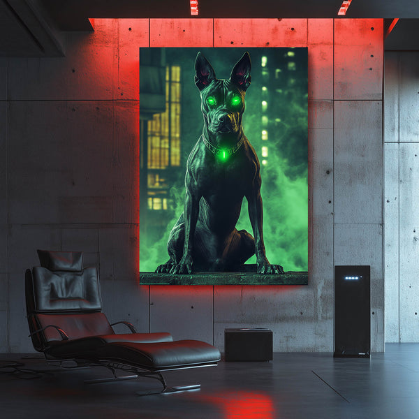 Cyberpunk Dog Art
