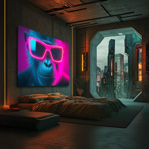 Cyberpunk Monkey Art