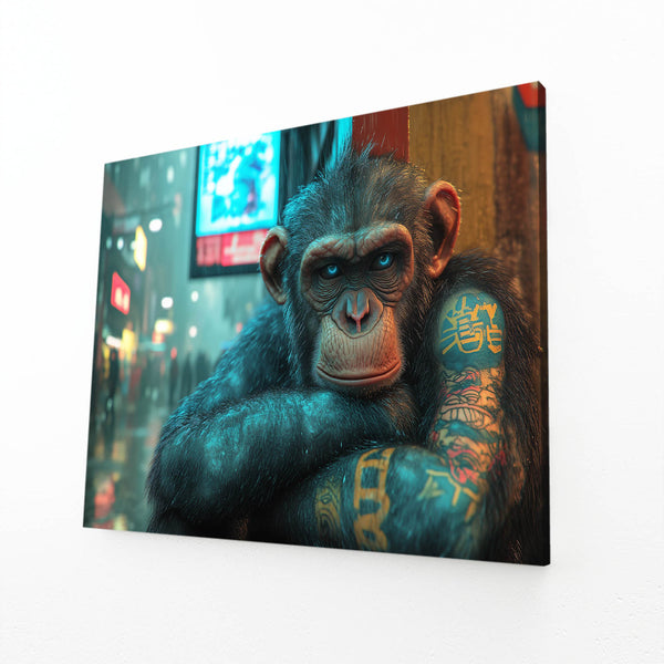 Cyberpunk Monkey Canvas